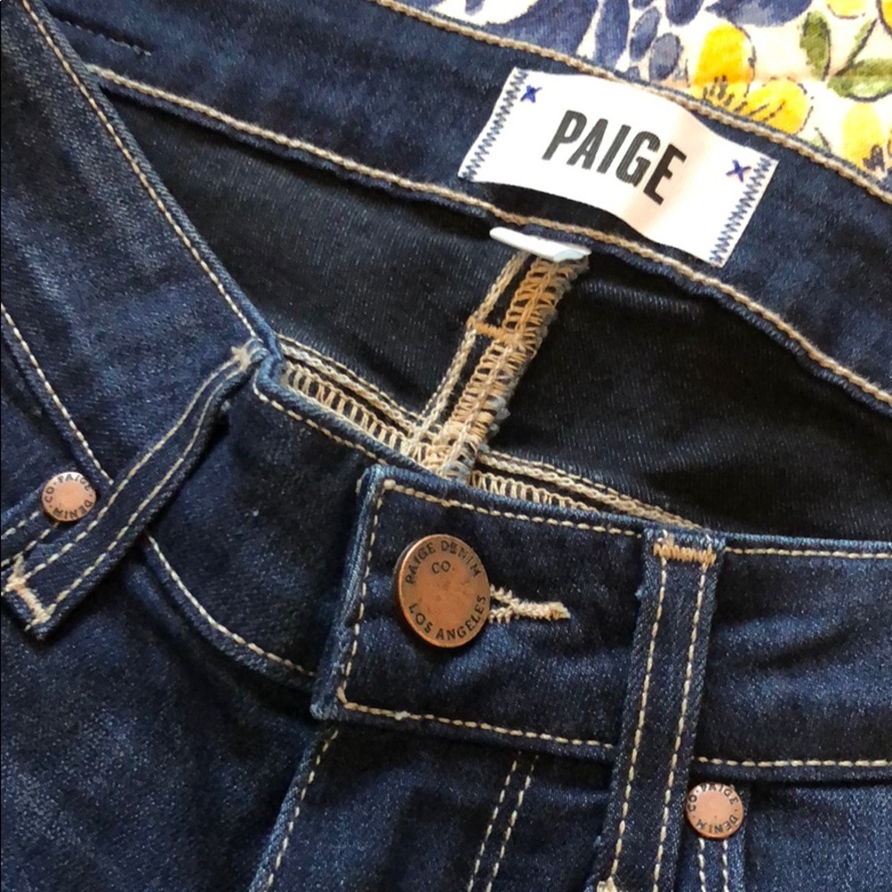 PAIGE Verdugo Ankle Blue Denim